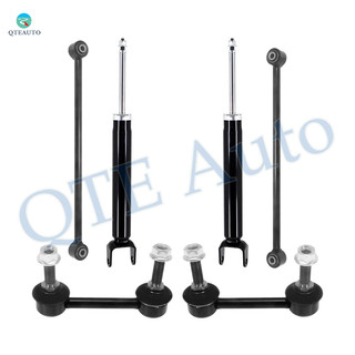 Set of 6 Rear Lower Rearward Control Arm-Sway Bar Link-Shock Absorber For 2011-2022 Dodge Durango