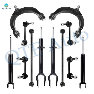 Set of 12 Front Upper Control Arm Ball Joint-Sway Bar Link-Suspension Strut Assembly-Rear Lower Rearward Control Arm-Sway Bar Link-Shock Absorber For 2011-2015 Dodge Durango