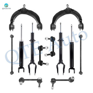 Set of 12 Front Upper Control Arm Ball Joint-Sway Bar Link-Suspension Strut Assembly-Rear Lower Rearward Control Arm-Sway Bar Link-Shock Absorber For 2011-2015 Dodge Durango
