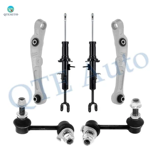 Set of 6 Front Lower Forward Control Arm-Sway Bar Link-Suspension Strut Assembly For 2003 2004 Infiniti G35