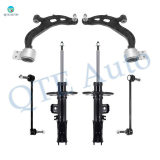 Set of 6 Front Lower Control Arm Ball Joint-Sway Bar Link-Suspension Strut Assembly For 2013-2019 Ford Taurus