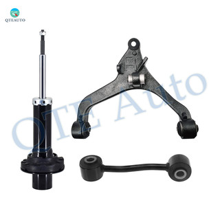 Set of 3 Front Right Lower Control Arm-Sway Bar Link-Suspension Strut Assembly For 2002-2007 Jeep Liberty