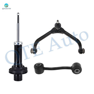 Set of 3 Front Upper Control Arm Ball Joint-Sway Bar Link-Suspension Strut Assembly For 2002-2007 Jeep Liberty