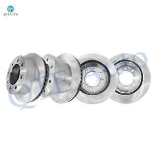 Set of 4 Front 326.5mm-Rear 323.2mm Brake Disc Rotors For 2001 2002 Dodge RAM 4000