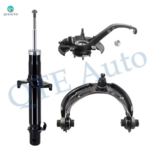 Set of 3 Front Left Upper Control Arm Ball Joint-Suspension Knuckle Assembly-Suspension Strut Assembly For 2009-2014 Acura TSX