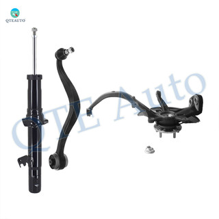 Set of 3 Front Right Lower Rearward Control Arm Ball Joint-Suspension Knuckle Assembly-Suspension Strut Assembly For 2007-2012 Lincoln MKZ