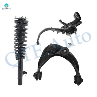 Set of 3 Front Right Upper Control Arm Ball Joint-Suspension Knuckle Assembly-Quick Complete Strut-Coil Spring Assembly For 2007-2009 Lincoln MKZ