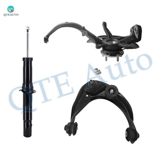Set of 3 Front Right Upper Control Arm Ball Joint-Suspension Knuckle Assembly-Suspension Strut Assembly For 2010-2012 Ford Fusion