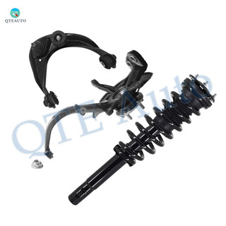 Set of 3 Front Right Upper Control Arm Ball Joint-Suspension Knuckle Assembly-Quick Complete Strut-Coil Spring Assembly For 2010 2011 Mercury Milan