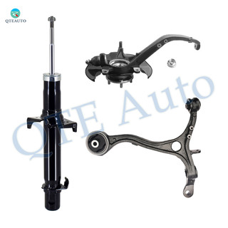 Set of 3 Front Left Lower Control Arm-Suspension Knuckle Assembly-Suspension Strut Assembly For 2009-2014 Acura TSX