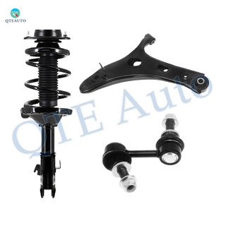 Set 3 Front Right Lower Control Arm Ball Joint-Sway Bar Link-Quick Complete Strut-Coil Spring Assembly For 2017 2018 Subaru Forester