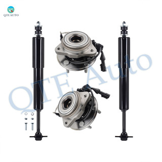 Set of 4 Front Shock Absorber-Wheel Hub Bearing Assembly For 1995-2001 Ford Explorer 4WD AWD