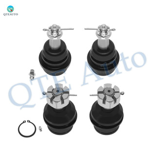 Set of 4 Front Upper and Lower Suspension Ball Joint For 2018 Jeep Wrangler JK