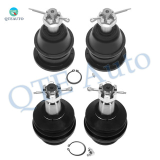 Set of 4 Front Upper and Lower Suspension Ball Joint For 2007 Chevrolet Silverado 1500 Classic 4WD RWD