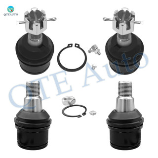Set of 4 Front Upper and Lower Suspension Ball Joint For 1999-2022 Ford F-350 Super Duty