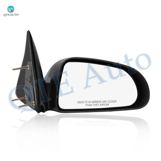 Right Passenger Side Mirror, Manual Adjust Non-Heated Textured Black Non-Folding For 2011 RAM Dakota No Signal Light No Blind Spot Feature No Memory