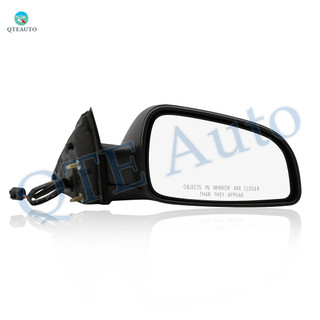 Right Passenger Side Mirror, Power Adjust Non-Heated Textured Black Manual Folding For 2008-2012 Chevrolet Malibu No Signal Light No Blind Spot Feature No Memory