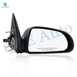 Right Passenger Side Mirror, Power Adjust Non-Heated Textured Black Non-Folding For 2011 RAM Dakota No Signal Light No Blind Spot Feature No Memory