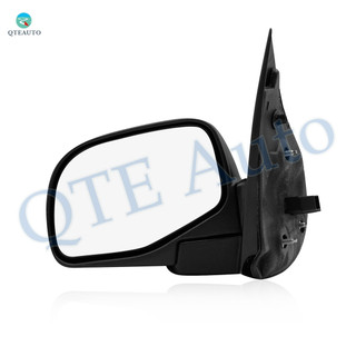 LH Power Adjust Non-Heated Textured Black Manual Folding For 2002-2005 Mercury Mountaineer No Signal Light No Blind Spot Feature No Memory