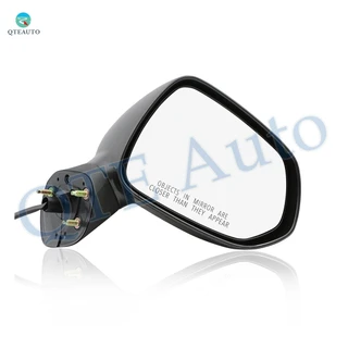 Right Passenger Side Mirror, Power Adjust Non-Heated Paintable Manual Folding For 2007 2008 Honda FIT No Signal Light No Blind Spot Feature No Memory