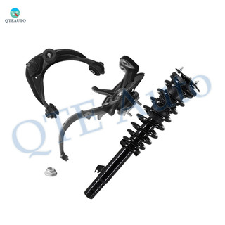 Set of 3 Front Right Upper Control Arm Ball Joint-Suspension Knuckle Assembly-Quick Complete Strut-Coil Spring Assembly For 2007-2009 Lincoln MKZ FWD