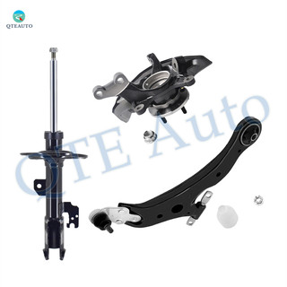 Set of 3 Front Right Lower Control Arm Ball Joint-Suspension Knuckle Assembly-Suspension Strut Assembly For 2006-2010 Toyota Avalon