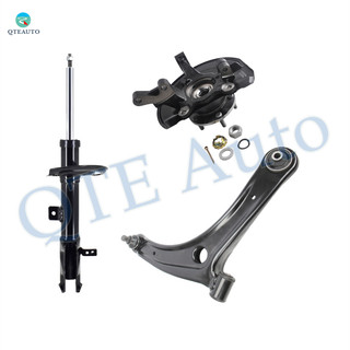 Set of 3 Front Right Lower Control Arm Ball Joint-Suspension Knuckle Assembly-Suspension Strut Assembly For 2007-2010 Jeep Compass