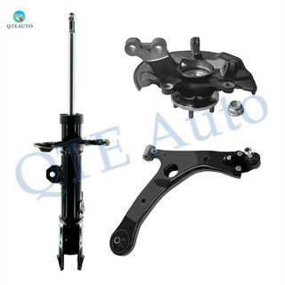 Set of 3 Front Right Lower Control Arm Ball Joint-Suspension Knuckle Assembly-Suspension Strut Assembly For 2014-2017 Toyota Corolla L4