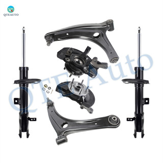 Set of 6 Front Lower Control Arm Ball Joint-Suspension Knuckle Assembly-Suspension Strut Assembly For 2007-2010 Jeep Compass