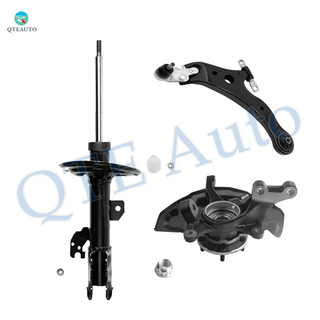 Set of 3 Front Left Lower Control Arm Ball Joint-Suspension Knuckle Assembly-Suspension Strut Assembly For 2009-2012 Lexus ES350 From 8/2009