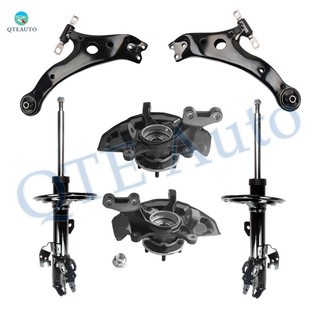 Set of 6 Front Lower Control Arm Ball Joint-Suspension Knuckle Assembly-Suspension Strut Assembly For 2007-2009 Lexus ES350