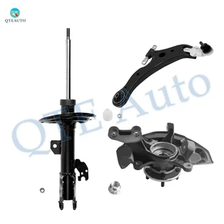Set of 3 Front Right Lower Control Arm Ball Joint-Suspension Knuckle Assembly-Suspension Strut Assembly For 2009-2012 Lexus ES350 From 8/2009