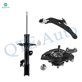 Set of 3 Front Left Lower Control Arm Ball Joint-Suspension Knuckle Assembly-Suspension Strut Assembly For 2007-2010 Toyota Sienna AWD
