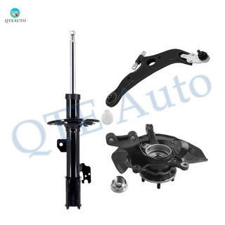 Set of 3 Front Right Lower Control Arm Ball Joint-Suspension Knuckle Assembly-Suspension Strut Assembly For 2007-2010 Toyota Sienna AWD