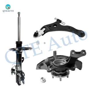 Set of 3 Front Left Lower Control Arm Ball Joint-Suspension Knuckle Assembly-Suspension Strut Assembly For 2007-2011 Toyota Camry Japan Built