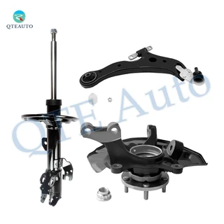 Set of 3 Front Right Lower Control Arm Ball Joint-Suspension Knuckle Assembly-Suspension Strut Assembly For 2007-2011 Toyota Camry Japan Built