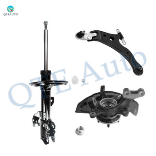 Set of 3 Front Left Lower Control Arm Ball Joint-Suspension Knuckle Assembly-Suspension Strut Assembly For 2007-2009 Lexus ES350 To 7/2009