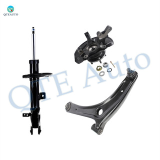 Set of 3 Front Left Lower Control Arm Ball Joint-Suspension Knuckle Assembly-Suspension Strut Assembly For 2011-2017 Jeep Patriot