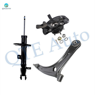 Set of 3 Front Right Lower Control Arm Ball Joint-Suspension Knuckle Assembly-Suspension Strut Assembly For 2011-2017 Jeep Patriot