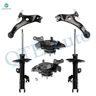 Set of 6 Front Lower Control Arm Ball Joint-Suspension Knuckle Assembly-Suspension Strut Assembly For 2007-2009 Toyota Camry L4