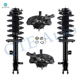 Set of 4 Front Suspension Knuckle Assembly-Quick Complete Strut-Coil Spring Assembly For 2011-2017 Jeep Compass
