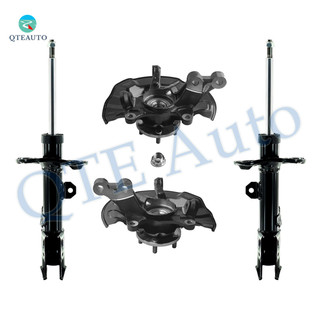 Set of 4 Front Suspension Knuckle Assembly-Suspension Strut Assembly For 2014-2017 Toyota Corolla 1.8L