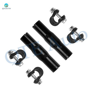 Pair of 2 Front Steering Tie Rod End Adjusting Sleeve For 1992-2002 Ford E-150 Econoline Club Wagon