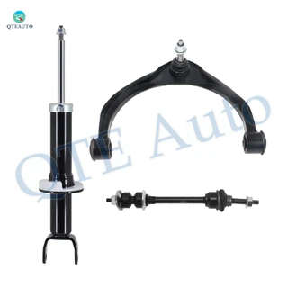 Set of 3 Front Left Upper Control Arm Ball Joint-Sway Bar Link-Suspension Strut Assembly For 2009 2010 Dodge RAM 1500