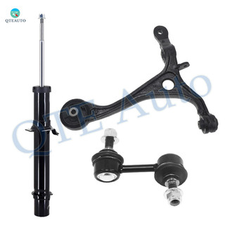 Set of 3 Front Right Lower Control Arm-Sway Bar Link-Suspension Strut Assembly For 2004-2006 Acura TL