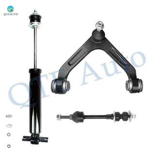 Set of 3 Front Upper Control Arm Ball Joint-Sway Bar Link-Shock Absorber For 2003-2006 Dodge RAM 2500