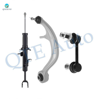 Set of 3 Front Right Lower Rearward Control Arm Ball Joint-Sway Bar Link-Suspension Strut Assembly For 2003-2006 Infiniti G35 w/ Sport Suspension