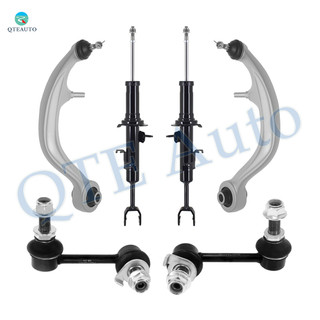 Set of 6 Front Lower Rearward Control Arm Ball Joint-Sway Bar Link-Suspension Strut Assembly For 2003-2005 Nissan 350Z