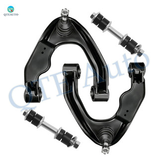 Set of 4 Front Upper Control Arm Ball Joint-Sway Bar Link For 2000-2004 Nissan Xterra