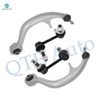 Set of 4 Front Lower Rearward Control Arm Ball Joint-Sway Bar Link For 2003-2007 Infiniti G35